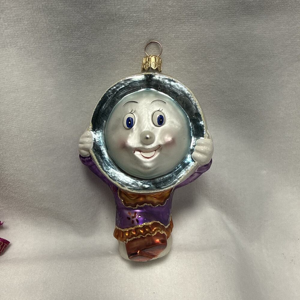 1999 VTG Christopher Radko SERVICE WITH A SMILE Anthropomorphic Dish Ornament